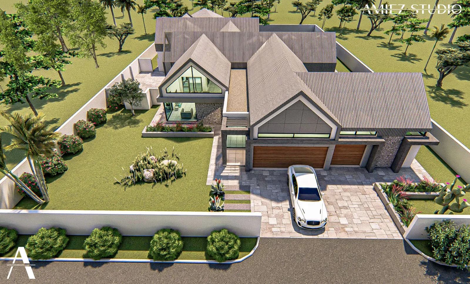 Gabled Contemporary Residence