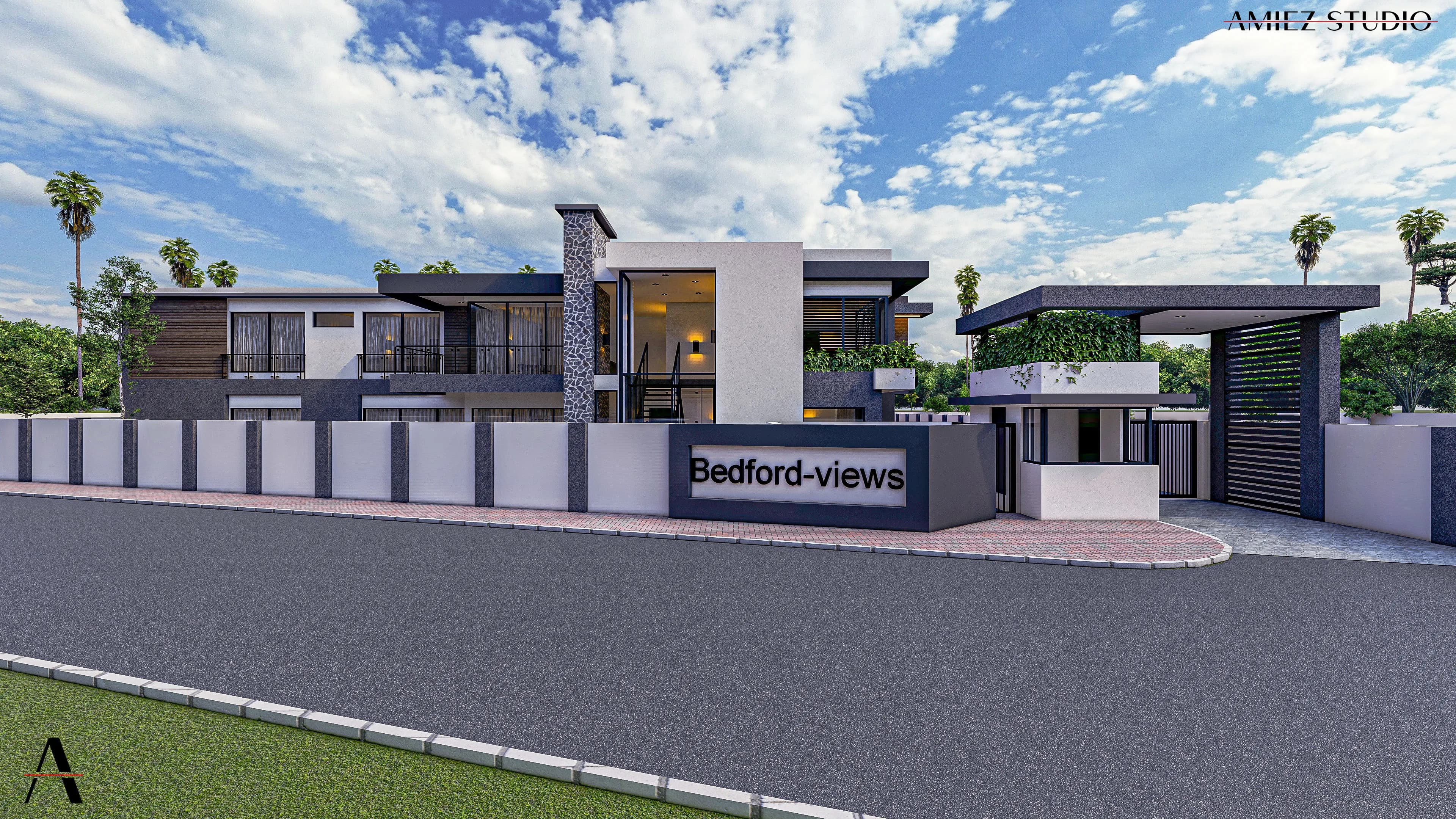 Housing development view