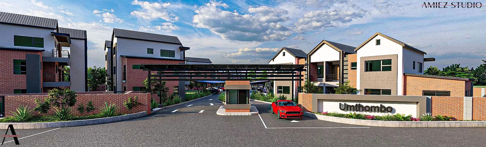 Residential complex view