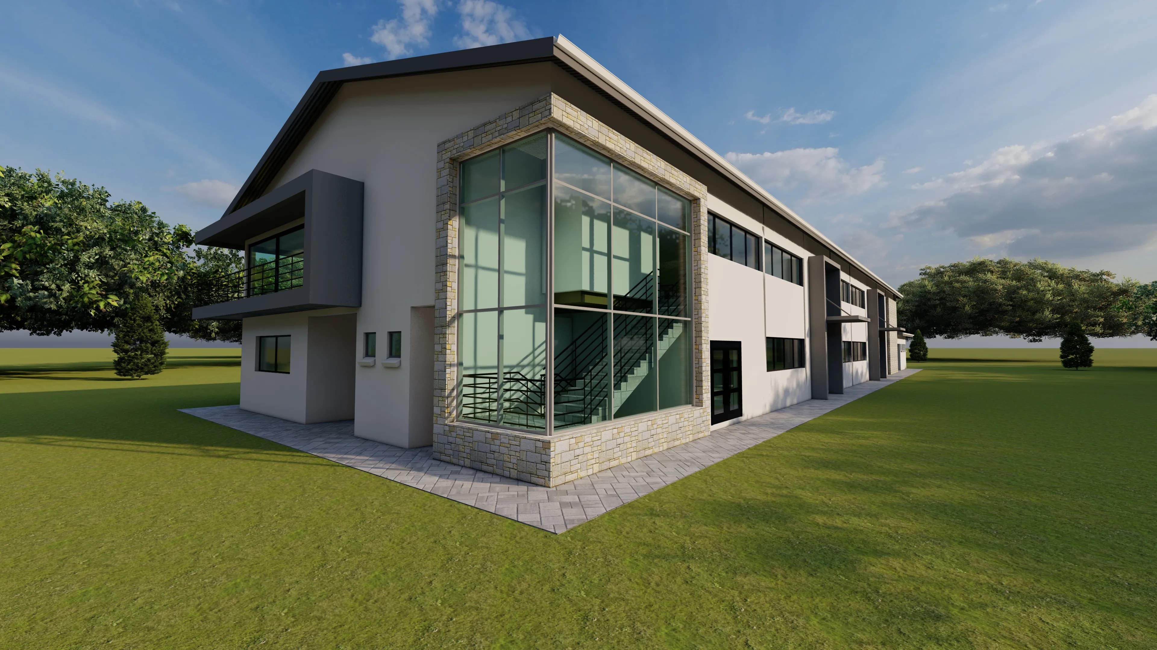 Contemporary Industrial Building