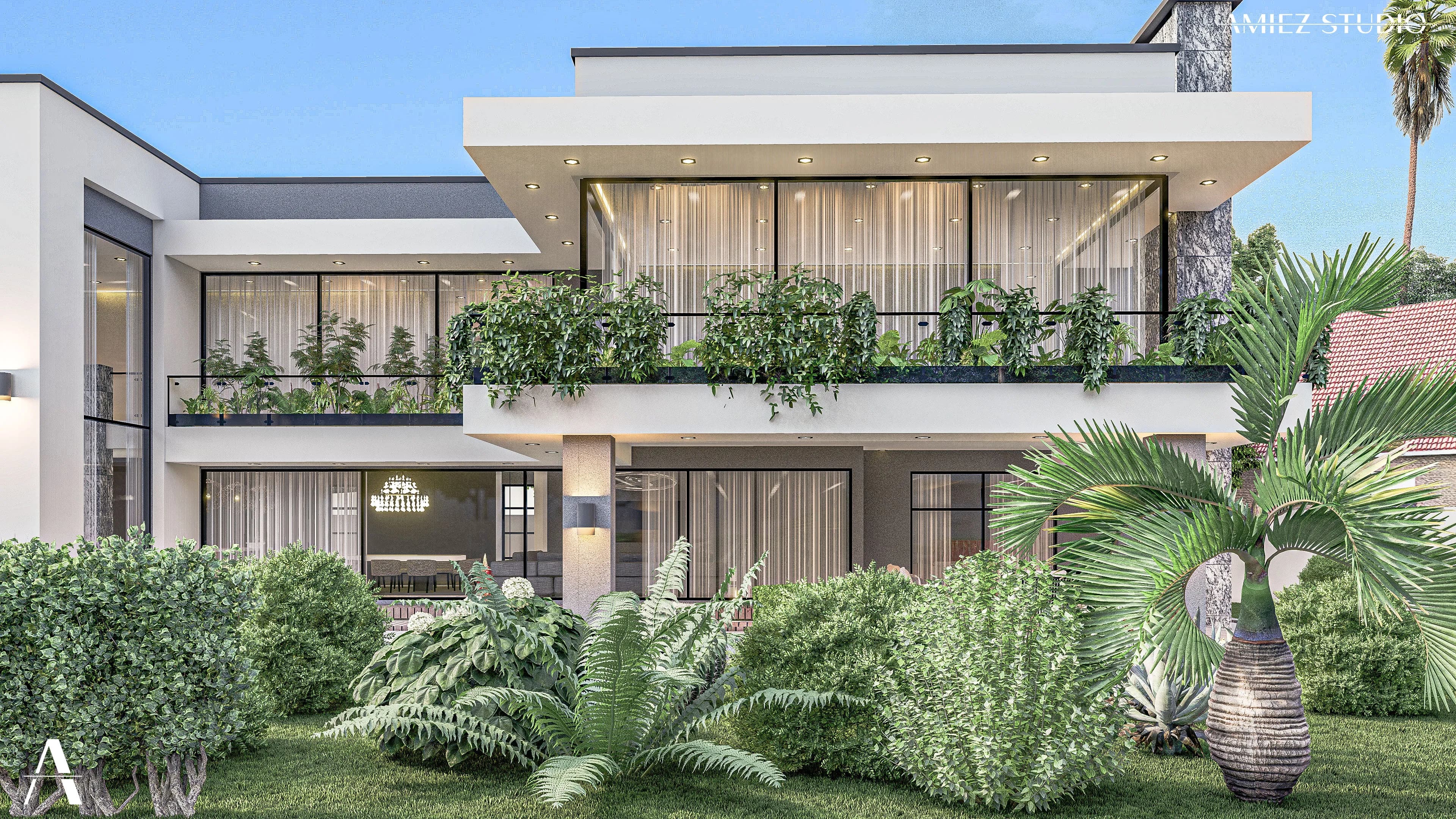 Refined Contemporary Residence - View 5