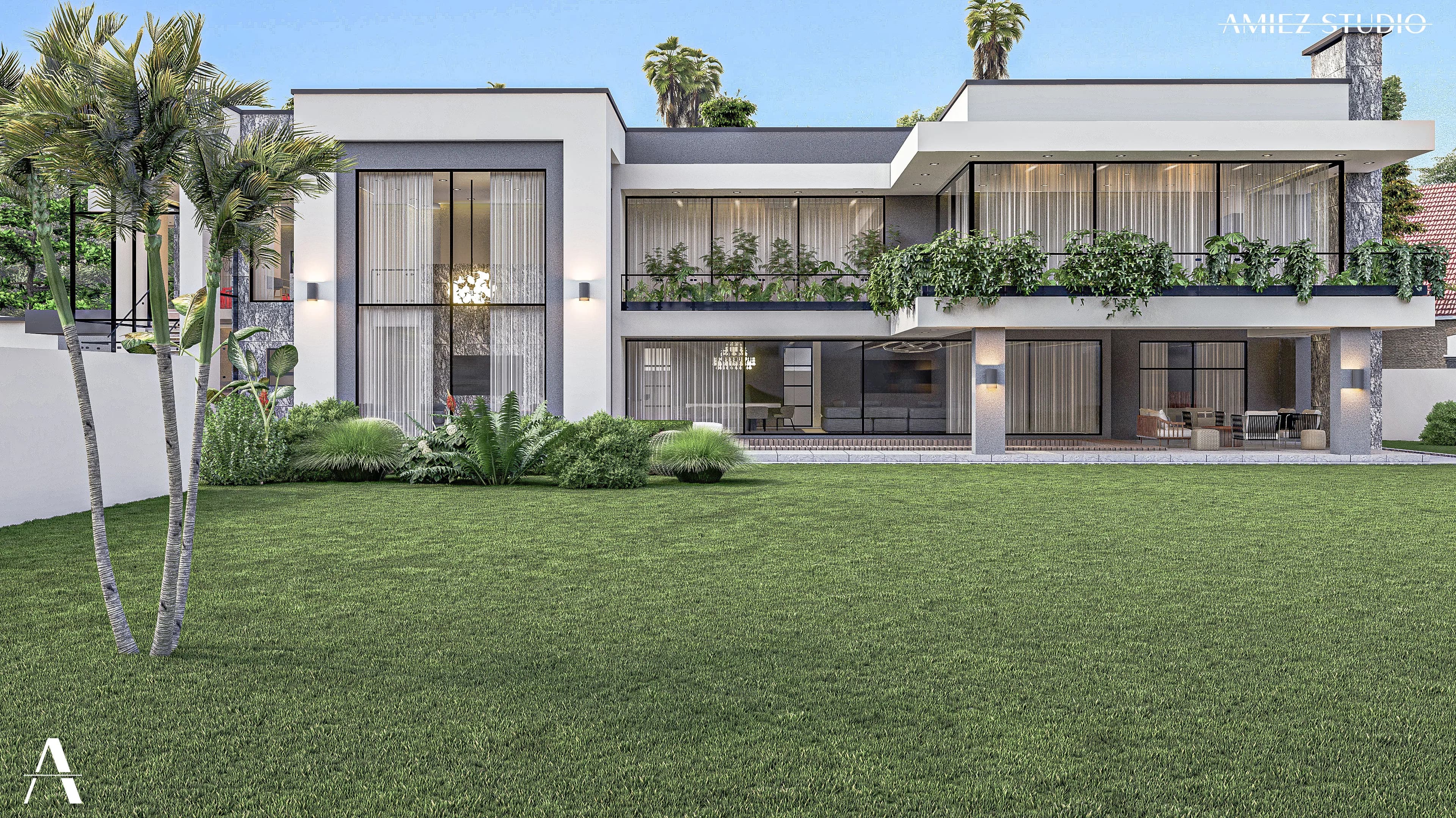 Refined Contemporary Residence - View 7