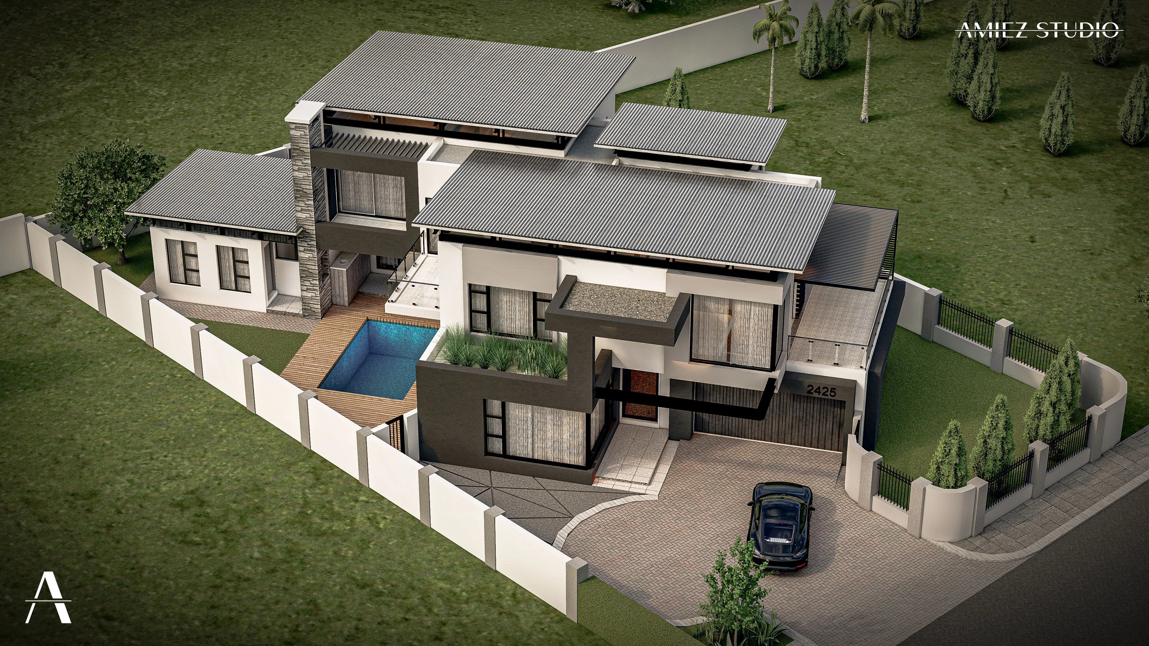 Layered Volumes Residence - View 7