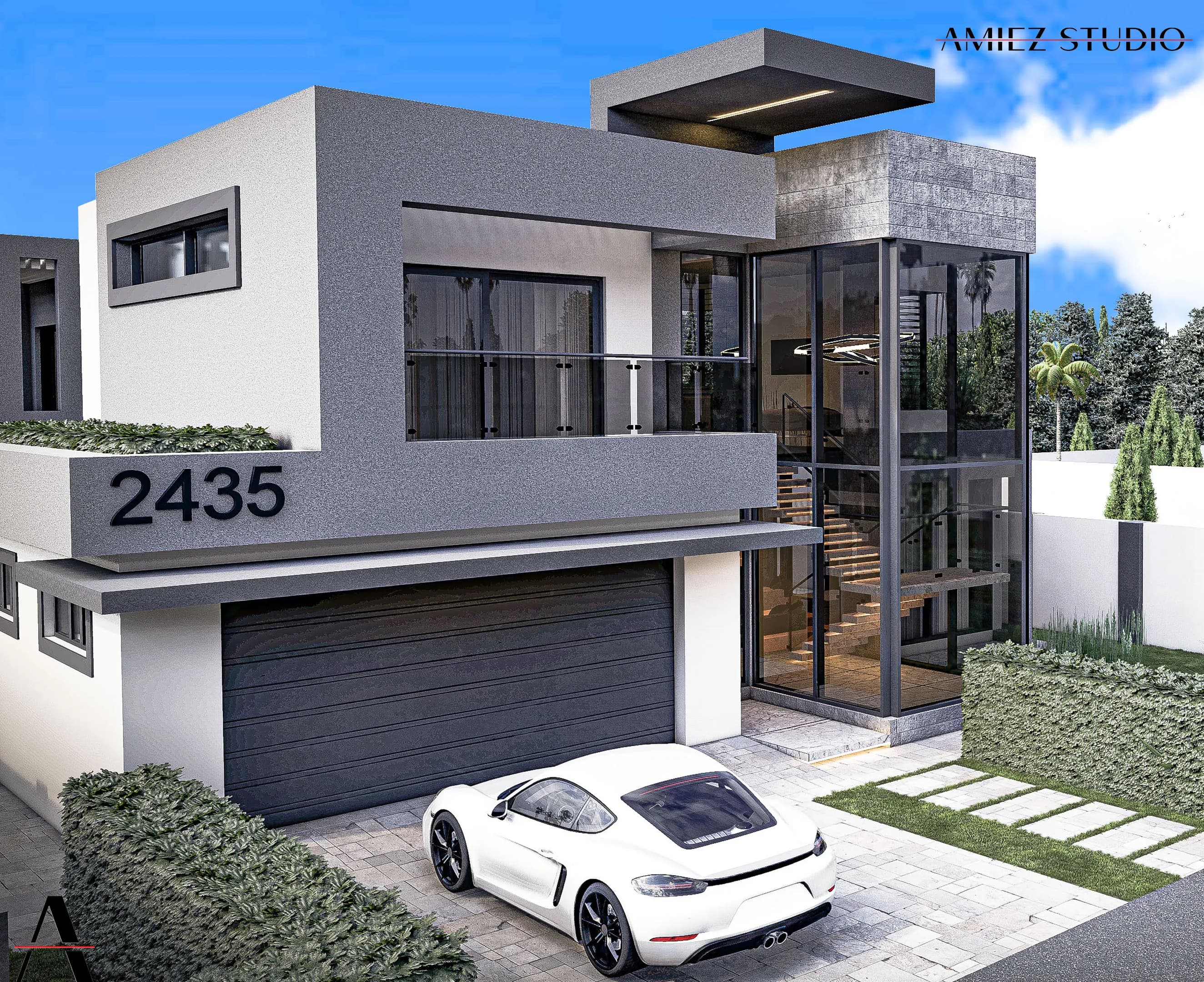 Cubic Atrium Residence - View 3