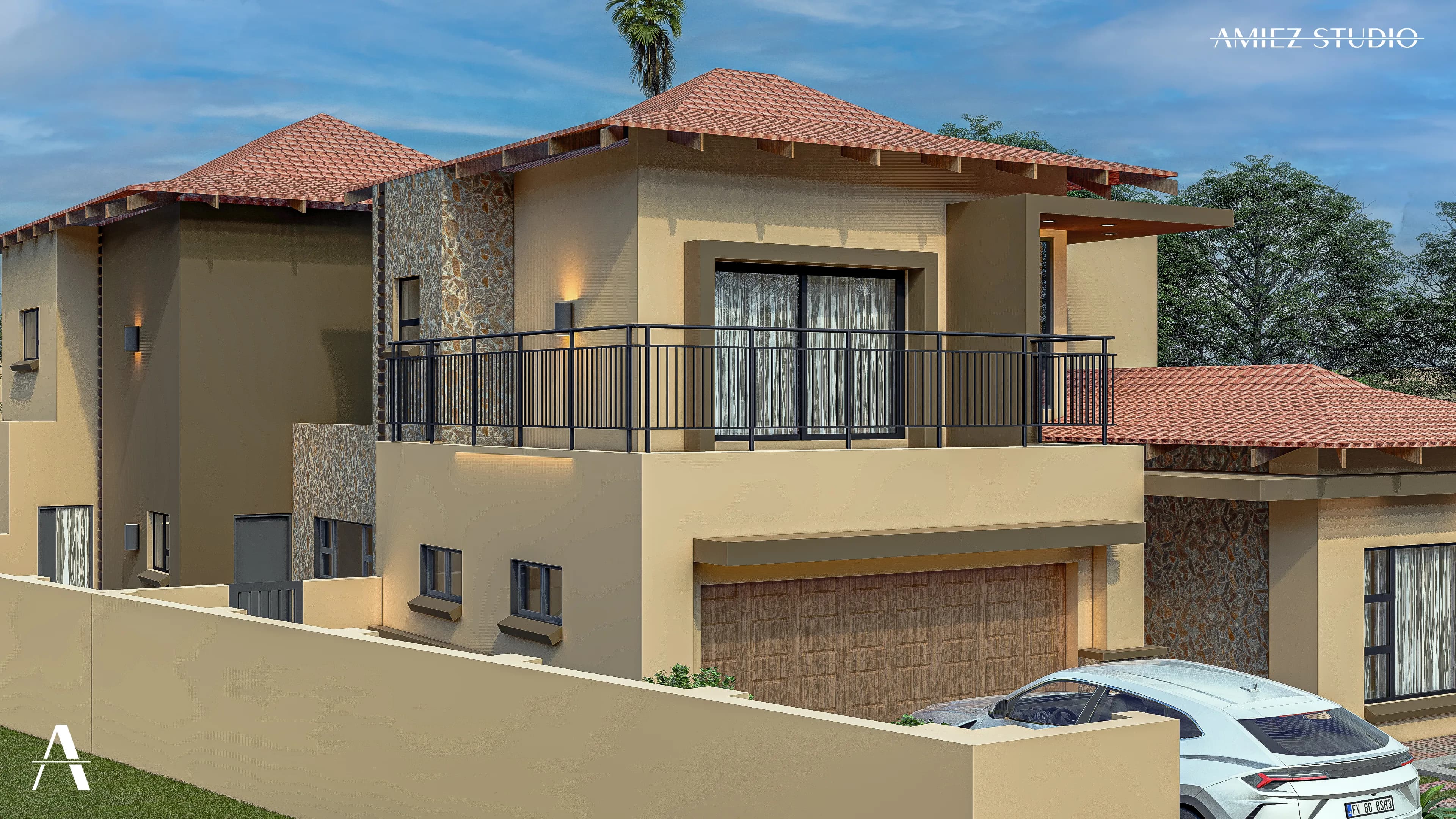 Mediterranean Modern Residence - View 3