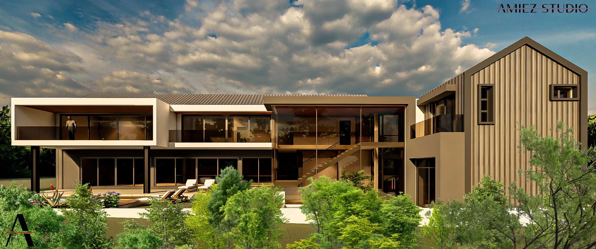 Contemporary modern residential architecture - View 6