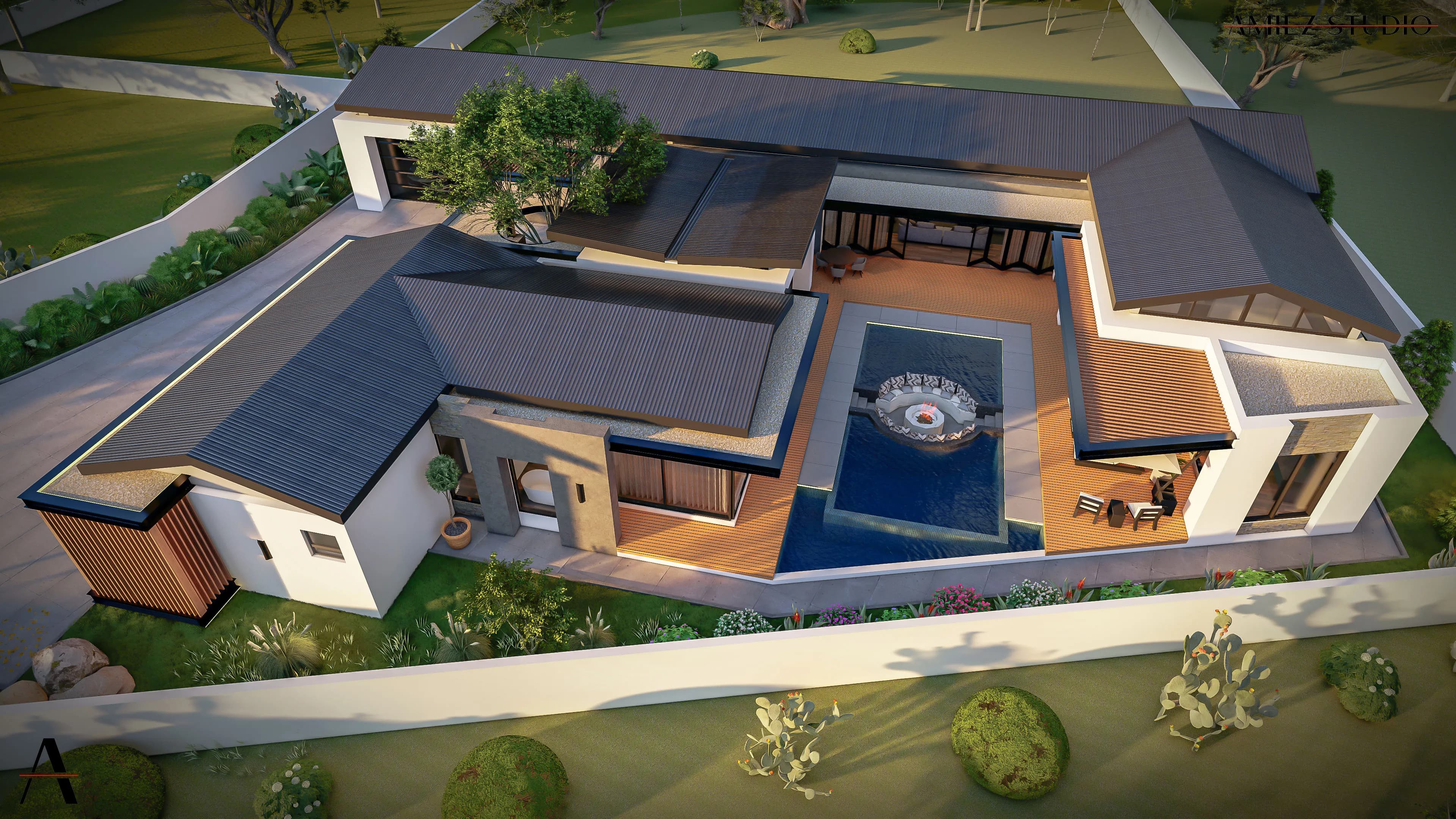 Contemporary modern residential architecture - View 9