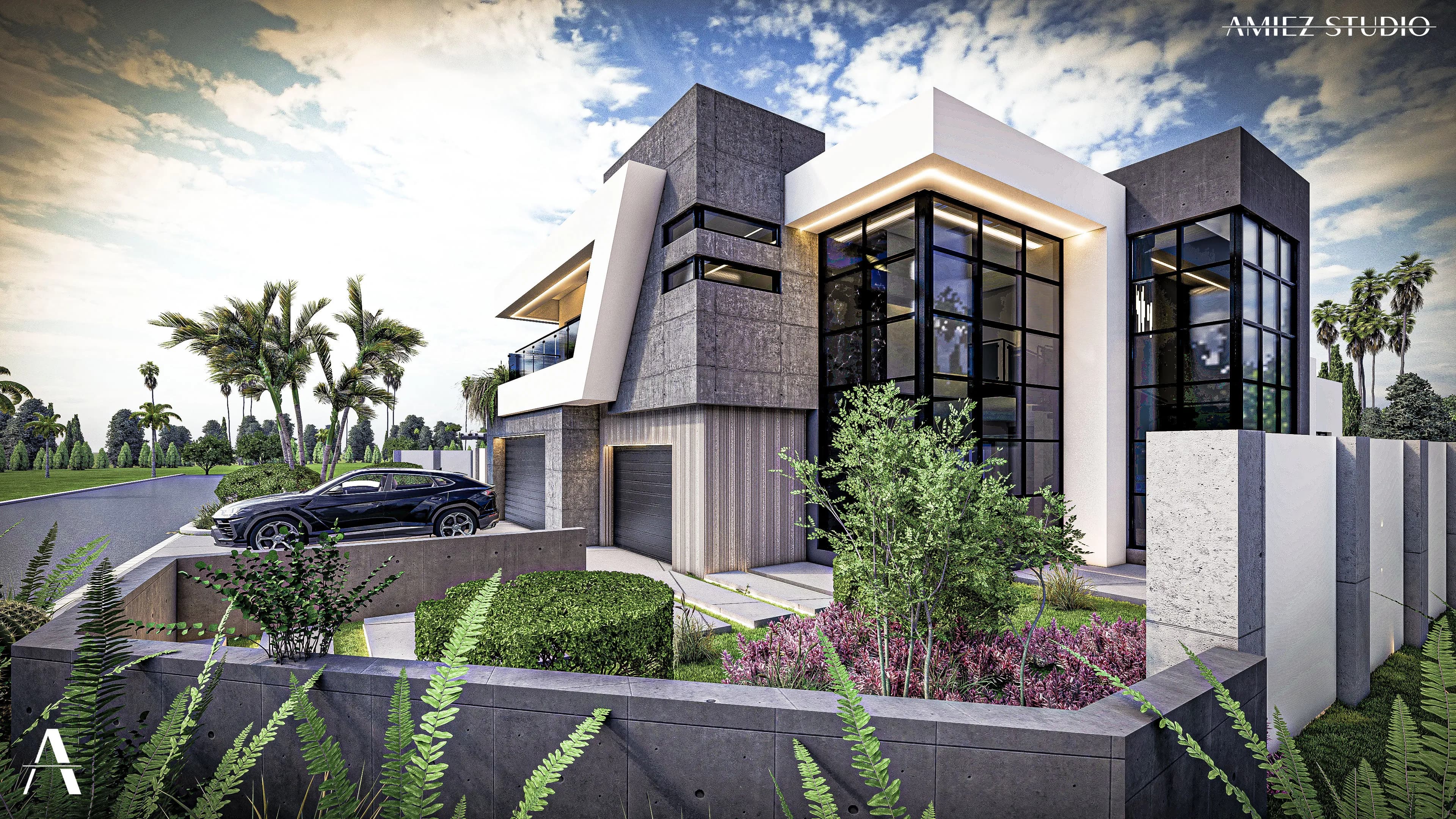 Contemporary house interior