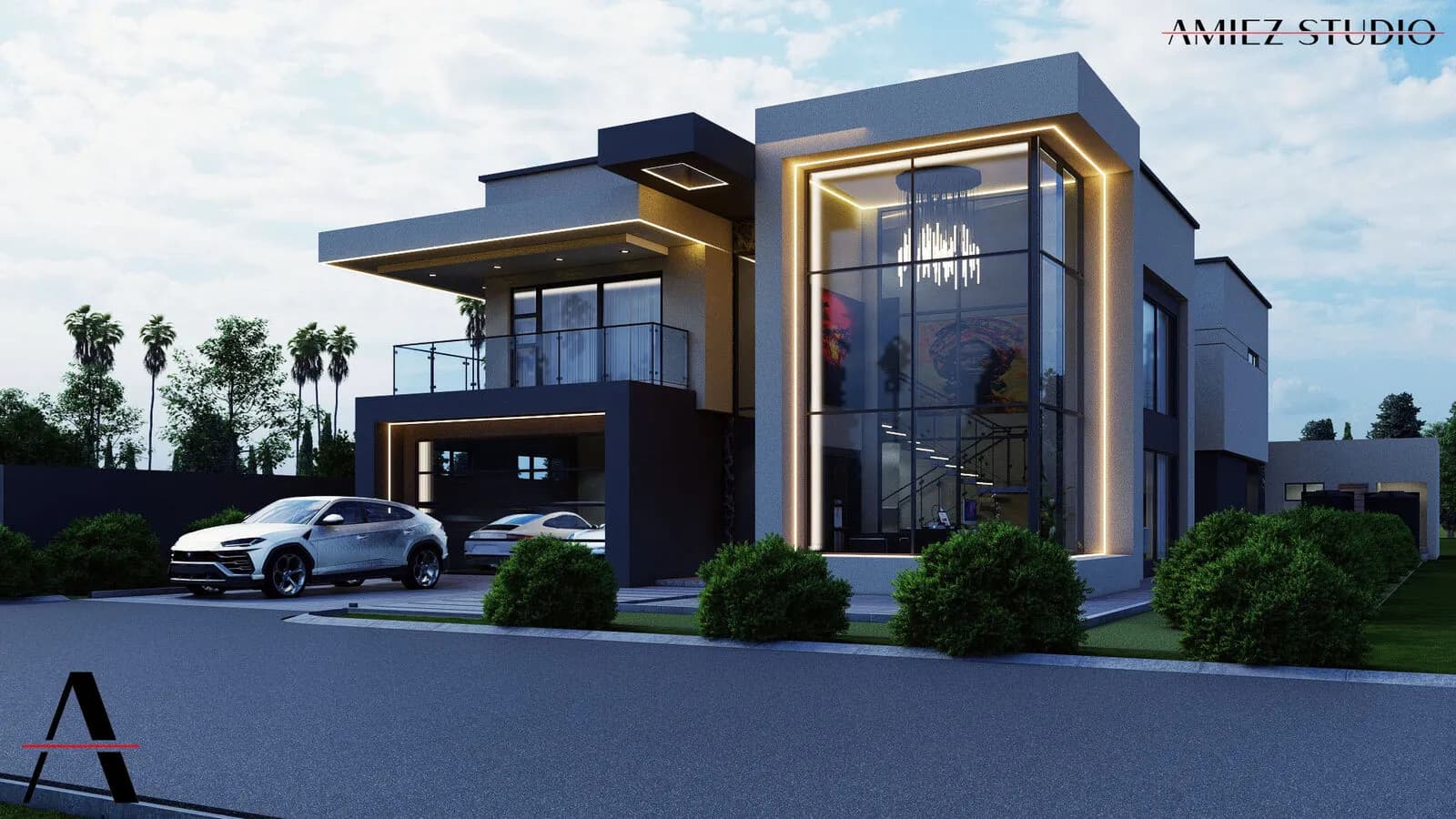 Contemporary modern residence