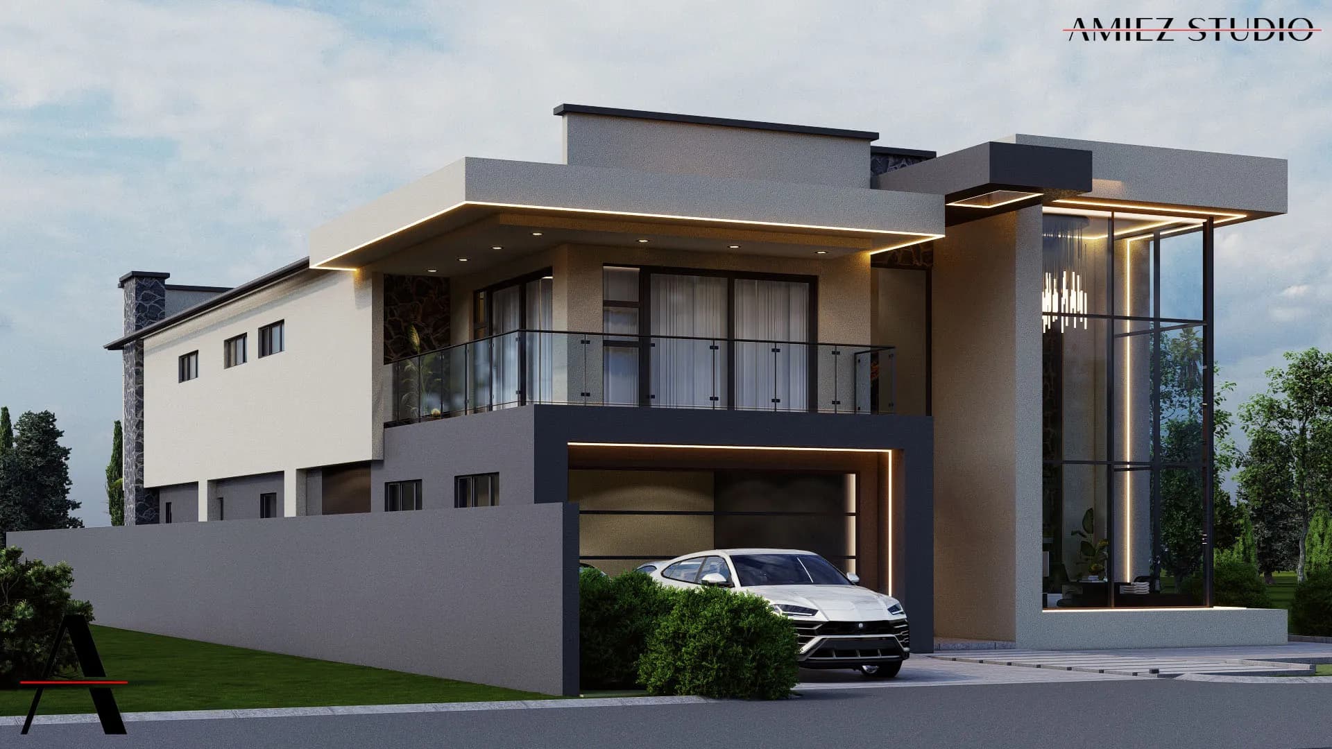 Contemporary modern residence living